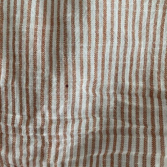 Madewell V-Neck Button-Back Top in Stripe - Picture 10 of 10